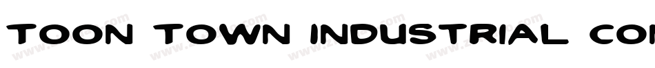 Toon Town Industrial Cond字体转换